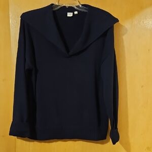 GAP Deep Blue V-Neck Women's Sweater